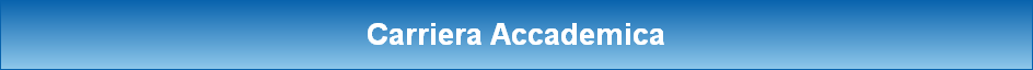 Carriera Accademica